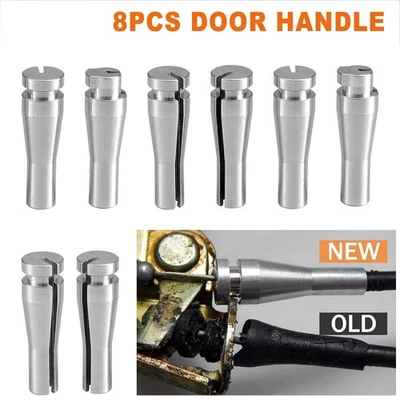 Kit de reparo de cabo de trava de porta traseira 8x para Ford F Series Ext. Cab F-150 F-250 F-350 - Imagem 1 de 4