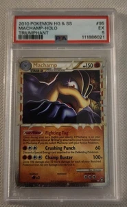 PSA 5 Machamp (Prime) 95/102 Triumphant Holo - Bild 1 von 2