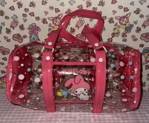 Vintage Sanrio 1976 "My Melody" Cylindrical Vinyl Bag !!! Nie benutzt worden!!! - Bild 1 von 6