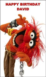A5 TIER MUPPETS ESSBAR GLASUR BLATT GEBURTSTAG TORTENAUFLEGER  - Bild 1 von 1
