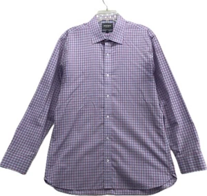 Bonobos Herren 17/35 Hemd Tailored Slim Fit Knopfleiste Kragen Langarm Blau - Bild 1 von 7