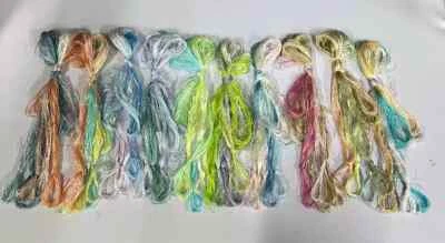 155Colors no splitting floss wrapping flower velvet flower untwisted silk thread - Image 1 of 4