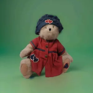 Boyd's Bear The Head Bean Collection Patricia P. Bearheart 12 Zoll Plüschpuppe Neu mit Etikett - Bild 1 von 6