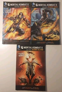 DC Comics Mortal Kombat X TPB Lot Set Vol 1 2 3 Blood Ties Island Gods - Picture 1 of 4