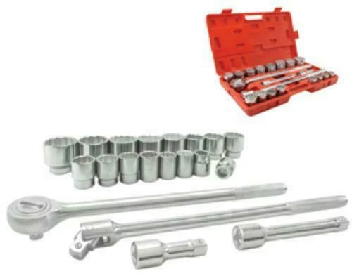 Titan 18189 16 Piece Metric 3/4" Drive Socket Set - Image 1 of 1