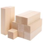  Carving Wood Blocks (10 Pack) 4 X 1 X 1 Inches Unfinished Basswood Project4850