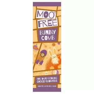 🙂 10 x Moo Free Natürlicher Hasenwaben Milchfrei & Vegan Minibar 20g - Bild 1 von 1