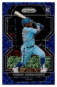 2022 Panini Prizm - Yonny Hernandez #21 Blue donutPrizm (RC) /199 BoxY - Picture 1 of 2