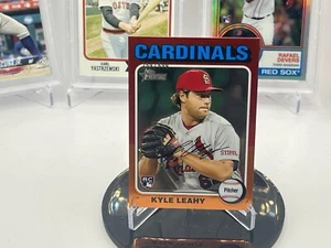 2024 Topps Heritage High Number Kyle Leahy #344 Chrome (RC) /699 Cardinals - Picture 1 of 4