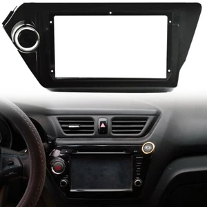 Ajuste para KIA Rio3 K2 2012-16 Coche Estéreo Radio Fascia Panel Borde Doble Marco Din - Imagen 1 de 5