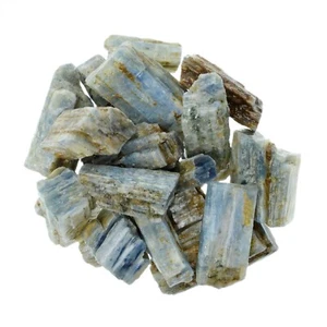 3 Pfund dicke blaue Kyanit grobe Steine - 0,75 Zoll bis 1,5 Zoll Durchschnitt - Reiki Wicca Steine - Bild 1 von 12
