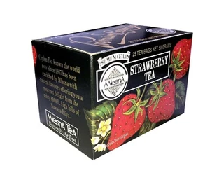New Mlesna strawberry Ceylon tea in 25 Tea Bags 50g x 2 Free Shipping World Wide - Picture 1 of 2