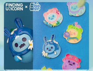 Finding Unicorn F.UN Shinwoo Secret Bear Garden Series Estuche Sellado de 12 Pines - Imagen 1 de 16