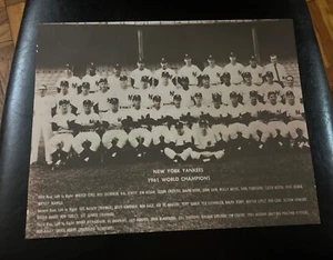 Lot Of 2 1951-1961 NEW YORK  Yankees 14x11 Photo CHAMPIONS Posters - Picture 1 of 3