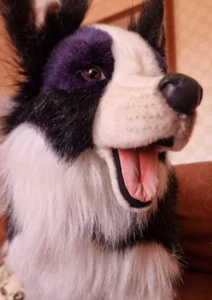 Hansa Border Collie Plush Soft Toy - Picture 1 of 11