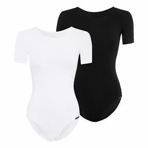 Skiny Damen Body Kurzarm Bodysuit Shirtbody Oberteil Body Collection S M L XL - Bild 1 von 11