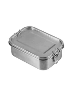 Lunchbox Stainless Steel Mil-Tec® plus 16cm, Geschirr, Camping, Outdoor -NEU- - Bild 1 von 1