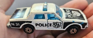 Majorette Chevy Impala Police N 31 suelto fundido a presión 1/69 vandelizado por hooligans - Imagen 1 de 5