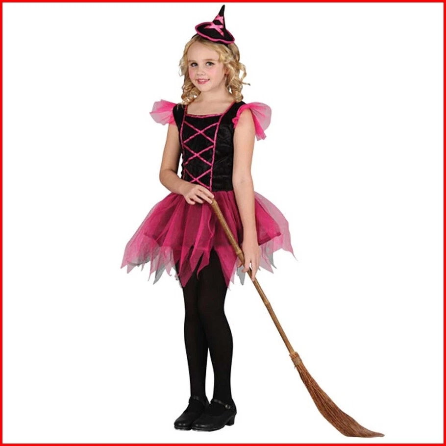 WICKEDCOSTUMES Costume Carnevale Bambina Da Strega Vestito Travestimento Bimba Di Halloween 5/7