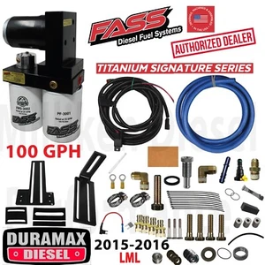 FASS Titanium 100GPH Fuel Lift Pump System 15-16 Duramax Diesel Chevy GMC GM 6.6 - Bild 1 von 3