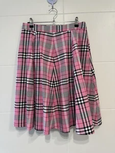 Revival By Dangerfield Size 10 ‘Just Roll With It’ Pink Tartan Skirt BNWT - Picture 1 of 8