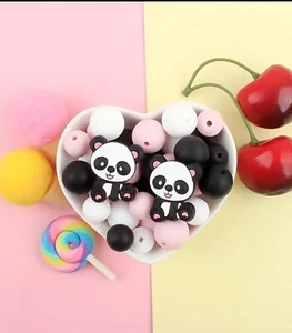 silikon perlen baby, basteln, Selbermachen, Schnullerketten, Figur aus Silikon - Bild 1 von 6