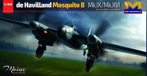 HK Models 1/32 Scale Mosquito B Mk IX/XVI RAF Model Kit - Picture 1 of 2