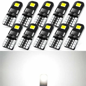 10 un. LED T10 194 168 W5W Mapa Interior Coche Mapa Placa Bombillas Blanco 6000K - Imagen 1 de 12