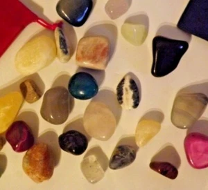 15 x Glückssteine Edelsteine Taschensteine - Bild 1 von 1