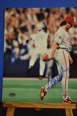 Foto autografiada de Mitch Williams Philadelphia Phillies 8x10 Schwartz Sports certificado de autenticidad Foto 1 de 3