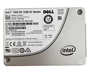 Dell 02CC4N INTEL DC S3610 1,6TB SATA 6Gb/s 2,5 Zoll SSDSC2BX016T4R - Bild 1 von 5