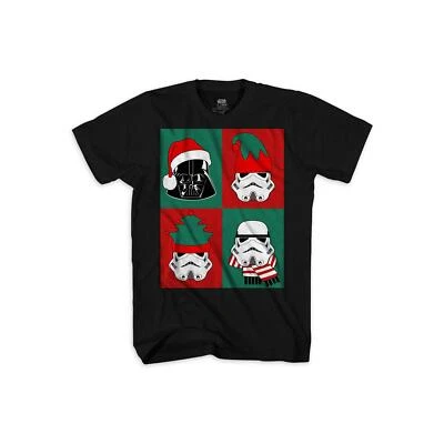 Camiseta manga corta Star Wars niño negra Navidad 2XL Foto 1 de 2