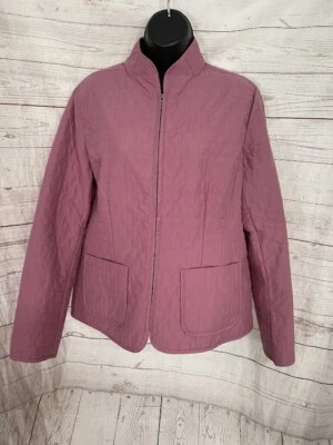 Charter Club Women's Pink Zip Up Jacket Size L Large - Image 1 of 4