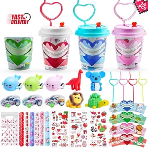 24Pcs Valentines Day Gifts for Kids-Valentines Day Cards for Kids School Classro - Picture 1 of 12