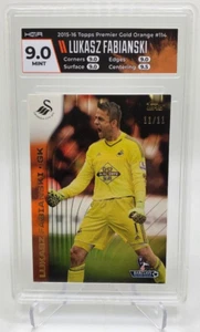 Lukasz Fabianski - 2015-16 Topps Premier Gold Orange Parallel 11/11 HGA 9.0 - Picture 1 of 2