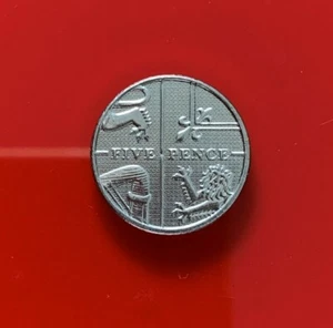 Münze Five Pence 2014 Great Britain Großbritannien - Bild 1 von 2