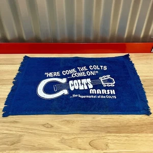 Vintage NFL Indianapolis Colts Stadium Giveaway (Marsh, Blue Towel, 11”x16”) - Picture 1 of 9
