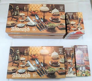 Besteck Altdeutsch 2 x 24 Teile & Zubehör von Justinus Solingen - Bild 1 von 25