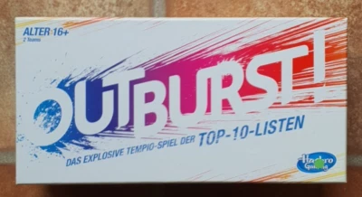 OUTBURST von HASBRO 2016 NEUWERTIG / Spielkarten zu 2 Drittel noch in der Folie - Bild 1 von 4