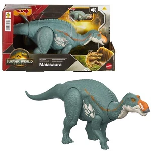 Mattel Jurassic World Rebirth Wild Roar Maiasaura Dinosaur 12.5" Figure Toy - Picture 1 of 6