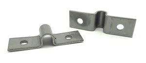 Doppelstabmattenzaun Pfosten Befestigung Spanndraht Maschendraht Zaun 6mm, 50x - Bild 1 von 7