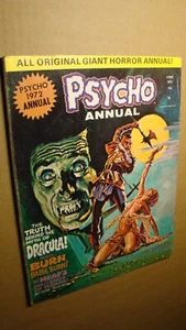 PSYCHO 1972 ANNUAL *SOLID COPY* MARCOS ART CREEPY EERIE VAMPIRELLA - Picture 1 of 3