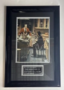 Al Pacino, Andy Garcia Signed 11x14 The Godfather Part III Photo Framed SWAU - Picture 1 of 6