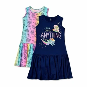 MY LITTLE PONY GIRLS 2 PACK DRESS SIZE 4/5 6/6X 7/8 10/12 NEW - Picture 1 of 1
