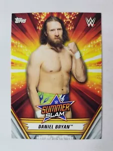 2019 Topps WWE SummerSlam #33 DANIEL BRYAN - Picture 1 of 2