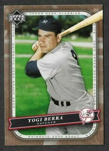 YOGI BERRA 2005 UPPER DECK CLASSICS BASEBALL CARD #100 NEW YORK YANKEES - Picture 1 of 2