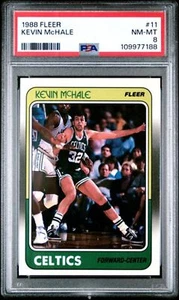 Graded 1988 Fleer Kevin McHale #11 Basketball Card PSA 8 NM-MT - Picture 1 of 2