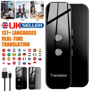 NEW Language Translator Device Real-time Smart Instant Voice 140+ Languages IOS※ - Picture 1 of 24