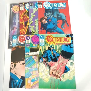 The Question Lot of 6 (1, 4, 6, 7, 8, 11) Vintage 1987-1988 DC Comics - Picture 1 of 10
