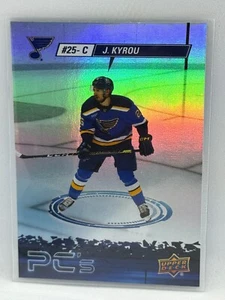 Jordan Kyrou PC-Einsatz 2023-24 Oberdeck Serie 2 Hockey Nr. PC-14 - Bild 1 von 2